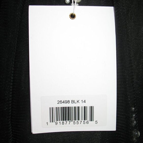 Mac Duggal 26498 Womens OFF THE SHOULDER EMBELLISHED TULLE COCKTAIL DRESS - Picture 14 of 15